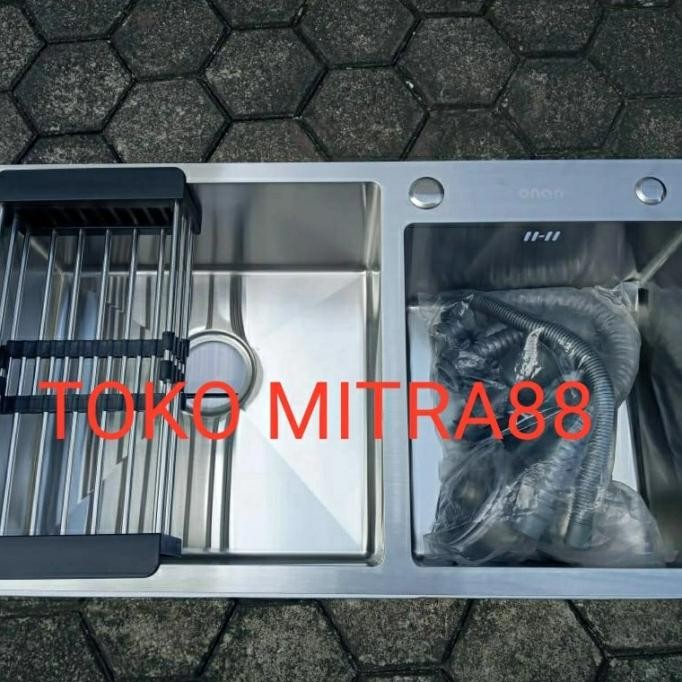 

PROMO PAKET KOMPLIT KITCHEN SINK ONAN 8245 KOMPLIT SET MODEL BOLZANO