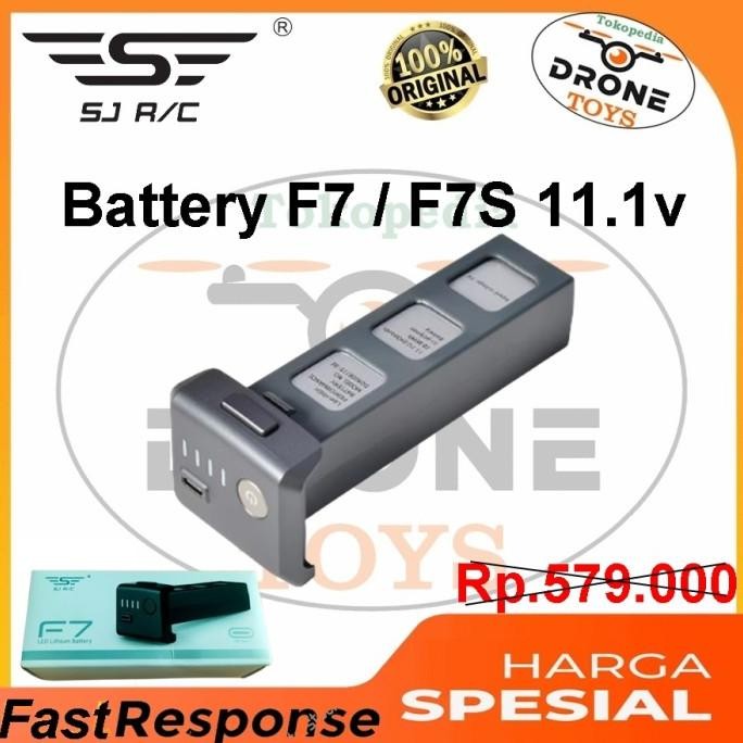 Battery Sjrc F7 4K Pro Baterai Lipo 11.1V 2600Mah Baterai Sjrc F7S Ori Original Terlaris