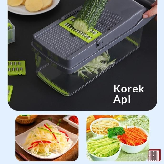 

Parutan Serbaguna 8In1/Pengiris Buah Dan Sayur/Pemotong Serbaguna -Pps Tersedia