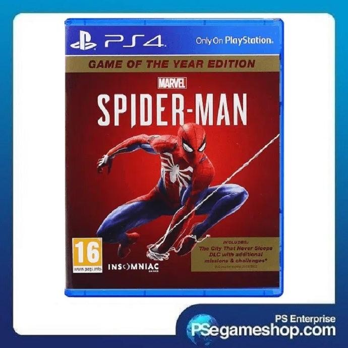 

PROMO PS4 MARVELS SPIDERMAN GAME OF THE YEAR EDITION (ENGLISH)