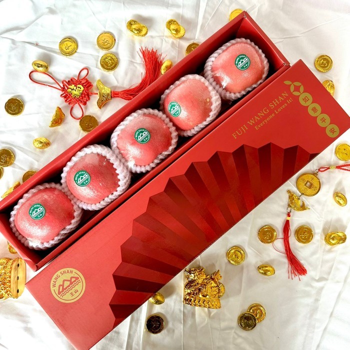 

CNY Apel fuji Wangshan Isi 5 Balok Premium Hampers Imlek CNY Limited
