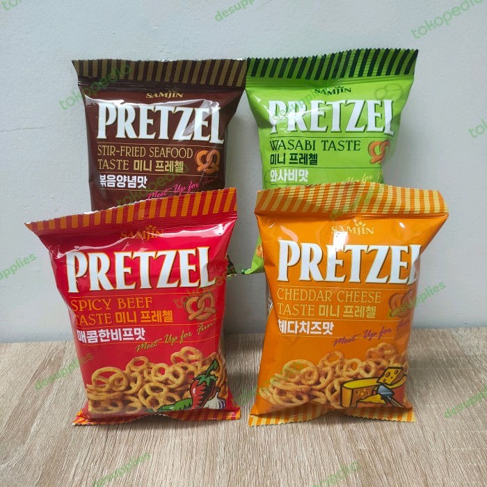 

Pretzel Picy Beef Amjin 85Gr Na Orean Api Peda Pretzel
