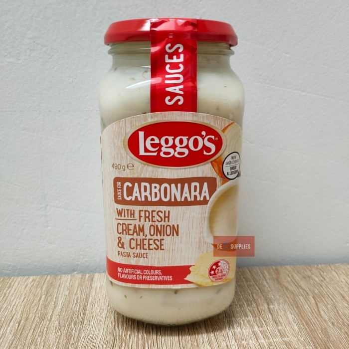 

Leggo Carbonara Pata Auce 490Gr Au Pata Leggo Arbonara Au