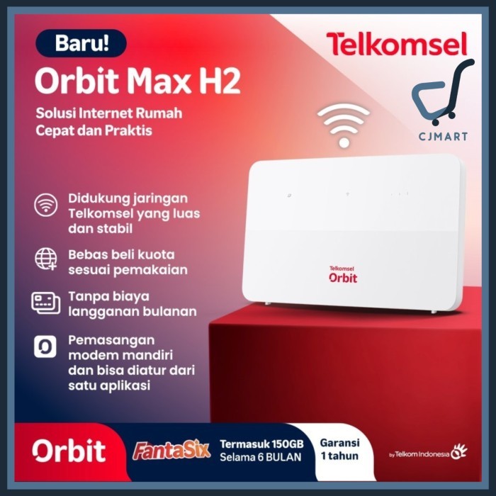 Modem Router Huawei B636 Orbit Max H2 WIFI 4G LTE 150GB