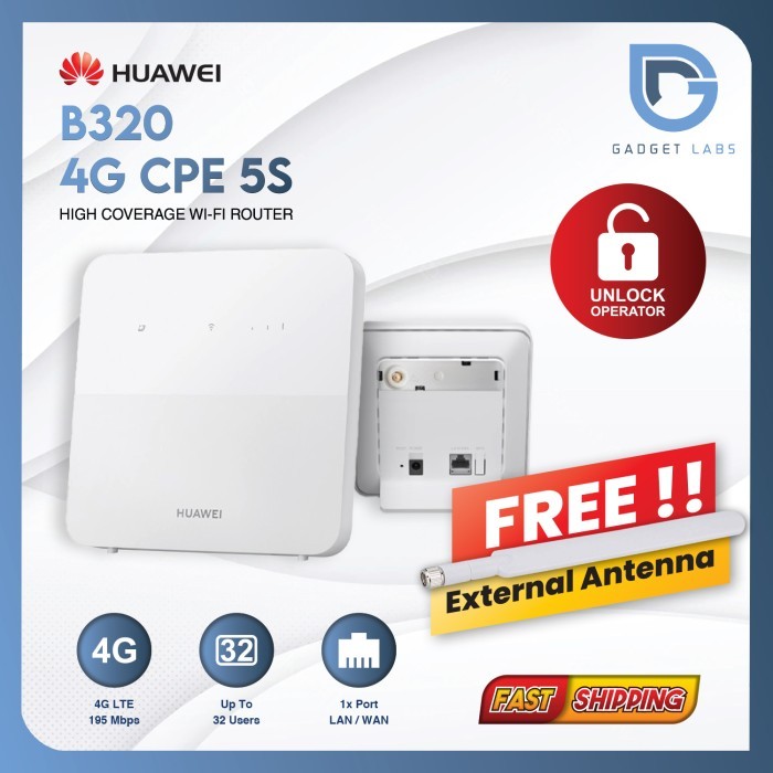 Huawei B320 Penganti B312 Modem Router Wifi Unlock All Operator