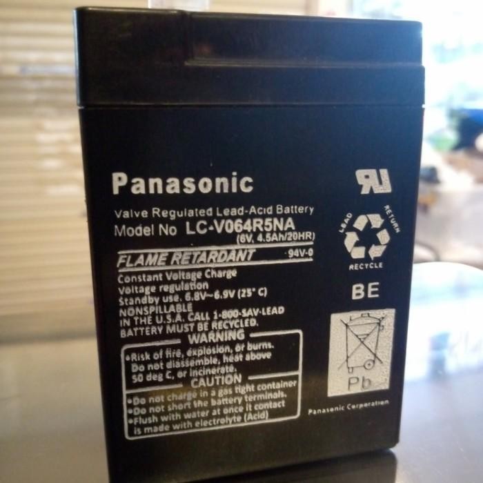 Batrain Timbangan Digital 6V 4.5Ah/Aki Timbangan Panasonic 6V 4.5Ah