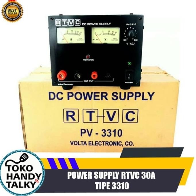 POWER SUPPLY RTVC 30A TIPE 3310 POWER SUPPLY 30 AMPERE RTVC 30 A
