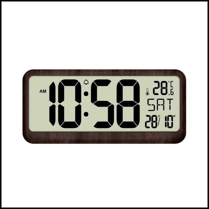 Arthome Jam Dinding Lcd Digital 3562 Wall Clock Jam Tembok Digital Aesthetic Dekorasi Rumah Hiasan D
