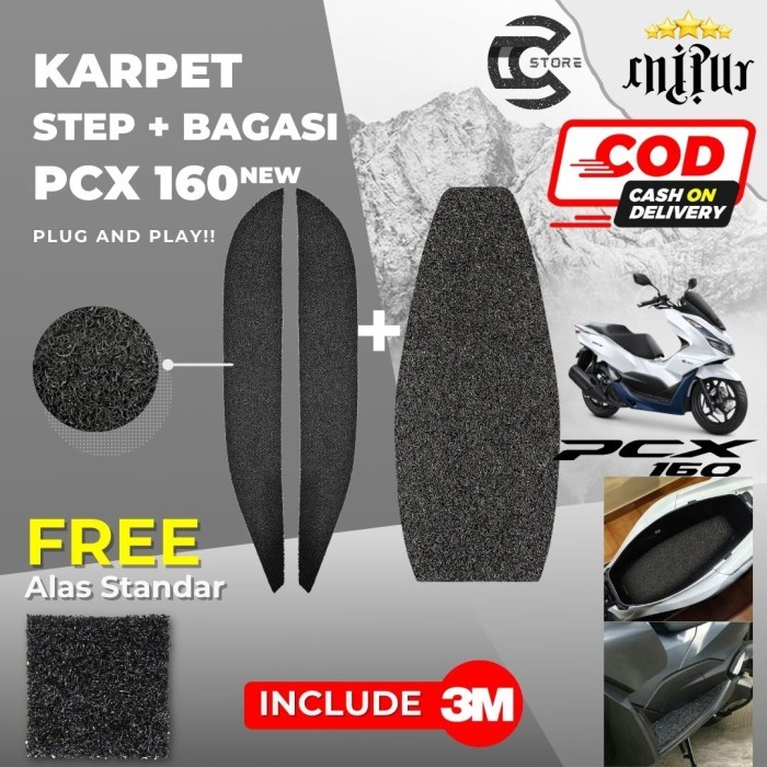 Karpet Bagasi PCX 160 New + Step Floor PCX 160 New / Karpet PCX 160