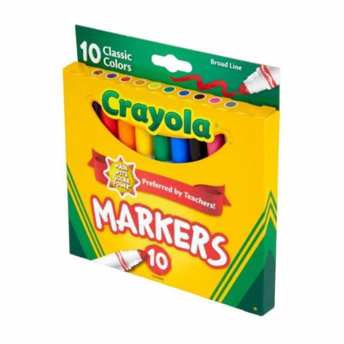 

Crayola Spidol Warna Classic Color 10 Colors