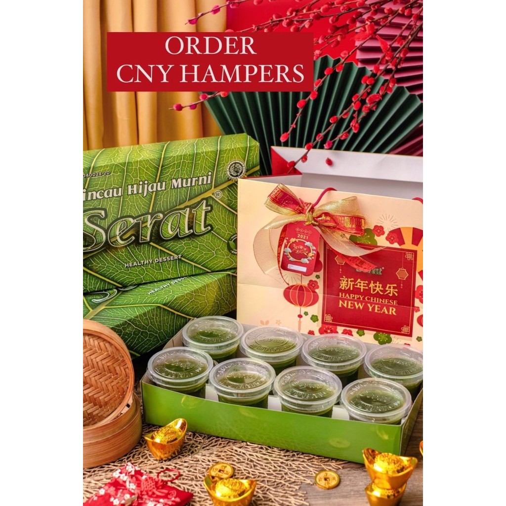 

Imlek Cincau Hijau Serat CNY Hampers Chinese New Year - 2 Box Limited