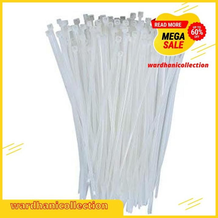 

[PUTIH] CABLE TIES 3 X 100MM / KLIP PENGIKAT KABEL TIE TIS ISI 100PC HIGHT QUALITY !!