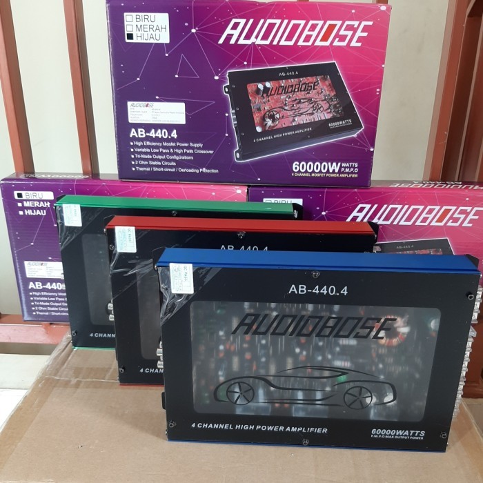 POWER AUDIOBOSE AB-440.4 POWER AUDIOBOSSE AB 440.4 POWER 4 CHANNEL