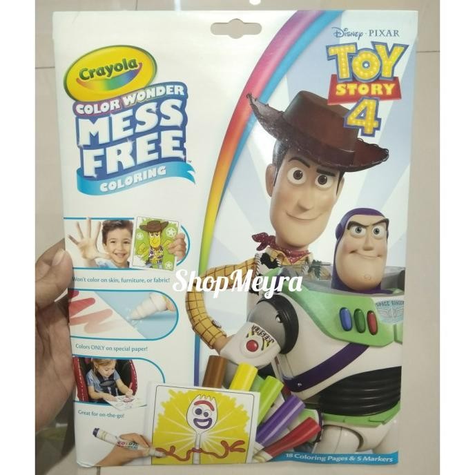 

Crayola Color Wonder Mess Free Coloring TOY STORY 4 - Art Set