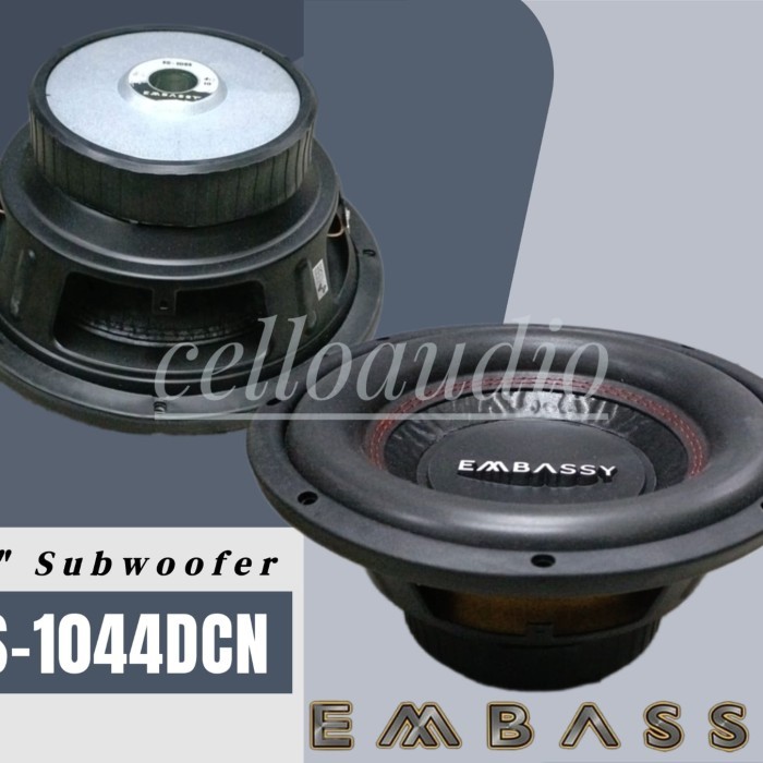 Subwoofer 10 Inch Embassy ES-1044 Double Coil Embassy 10" ES 1044