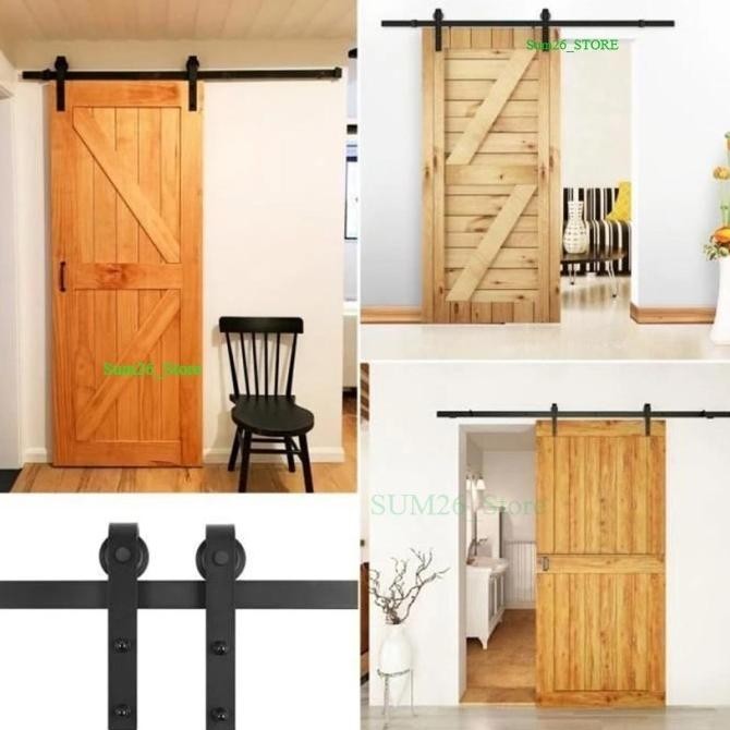 Rel Pintu Sleding/Barn Door/Sliding/Pintu Geser Industrial Door Track