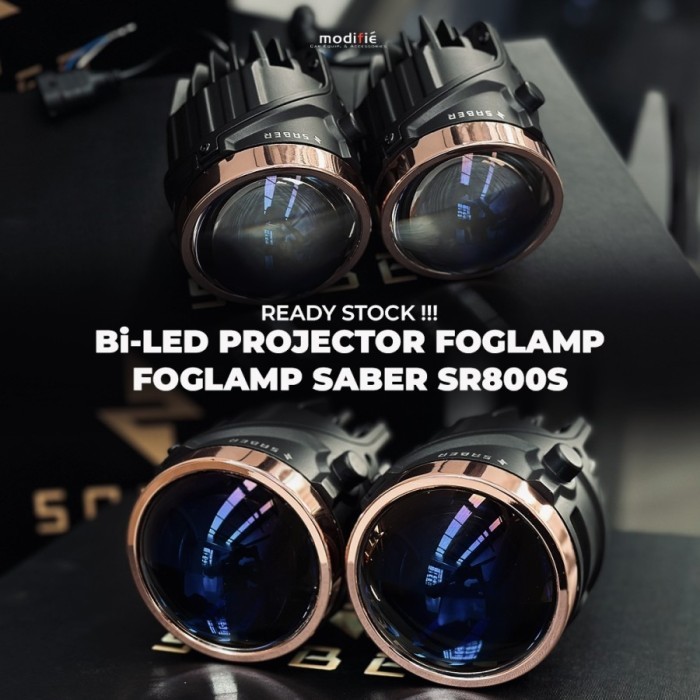 FOGLAMP MOBIL SABER SR800.3 PROJECTOR BLUE LENS WHITE 5700K