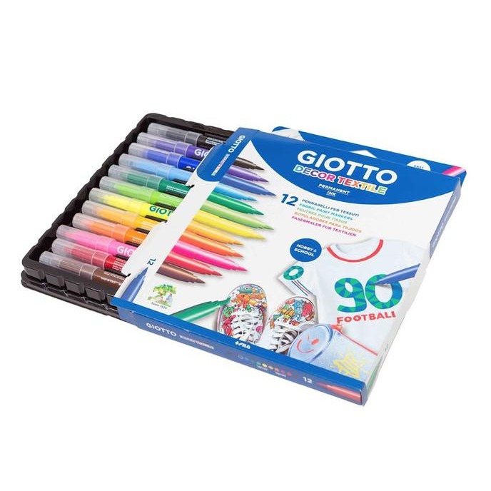 

Spidol Kain Marker Kain Giotto Decor Textile Set 12 Warna / Box