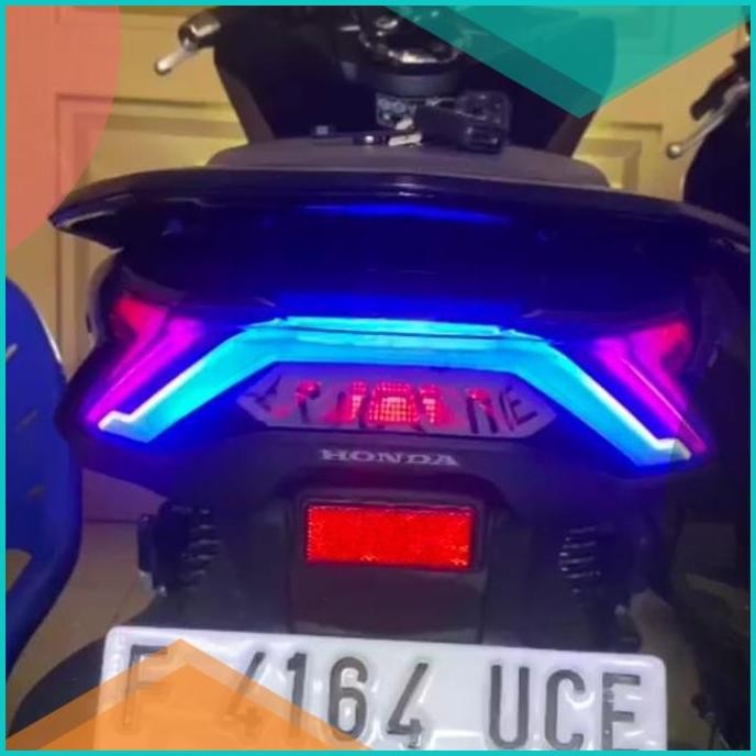 LAMPU STOP PCX 160 X-CASE LED RUNNING MODE MAGNET STOPLAMP PCX 160 07D