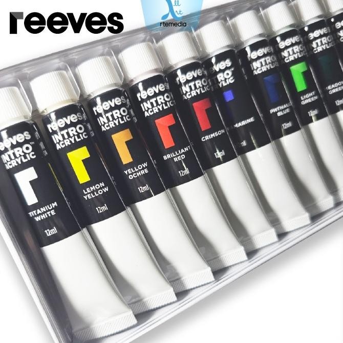 

Reeves Intro Acrylic Paint Color Tube Set Cat Akrilik GVS