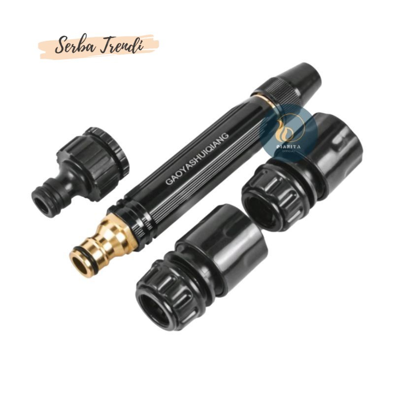 Kepala Semprotan Air Tanpa Listrik 1 Set | Spray Semprotan Taman Mobil Motor