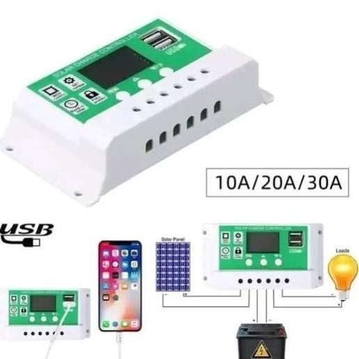 Sale Scc Solar Charger Controller Pwm Baterai Vrla Dan Lithium