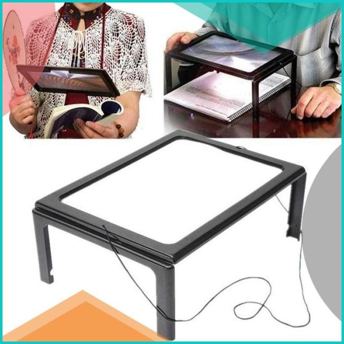 

MEJA KACA PEMBESAR DENGAN LAMPU LED UNTUK BACA, REPARASI BENDA KECIL 0