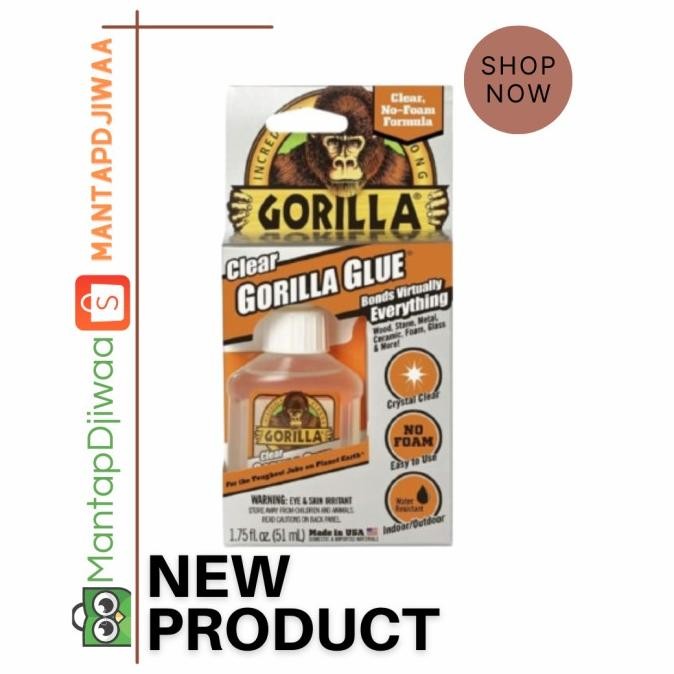 

Promo Gorilla 51 Ml Lem Original Clear COD