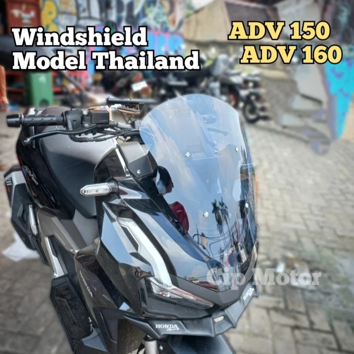 VISOR WINDSHIELD ADV 160 ADV 150 PENDEK THAILAND SPORTY READY