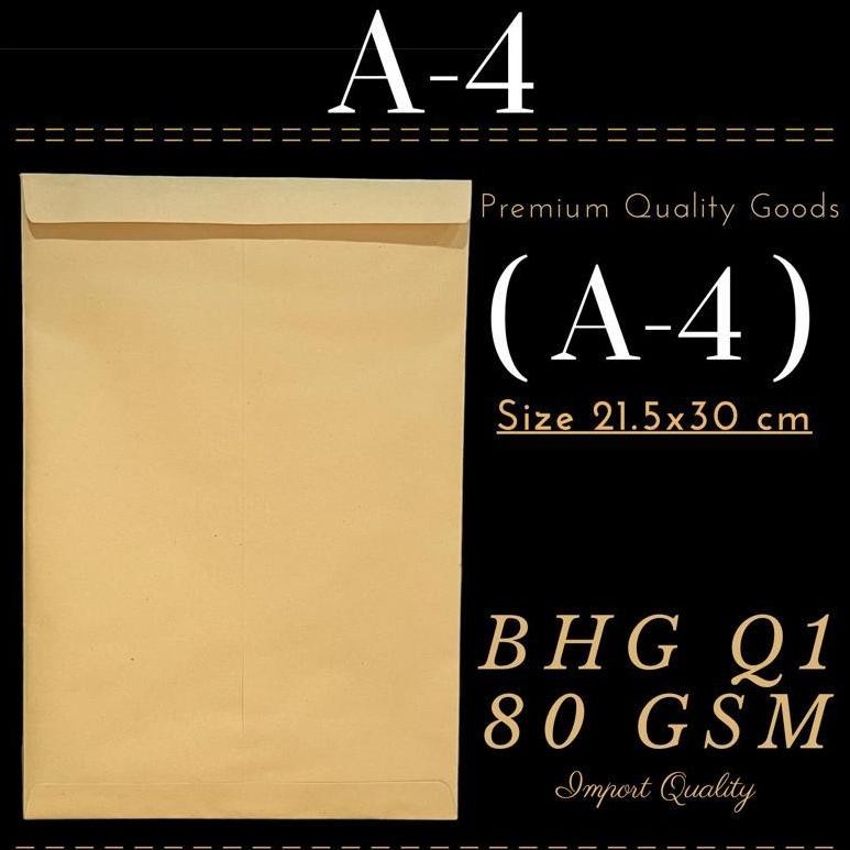 

GHT Amplop Coklat A4 ( 21,5x30Cm )