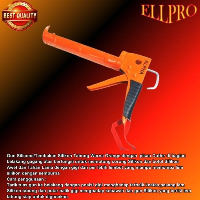 

Promo Tembakan Silicone/Gun Silicone+Cutter Inside ELLPRO COD