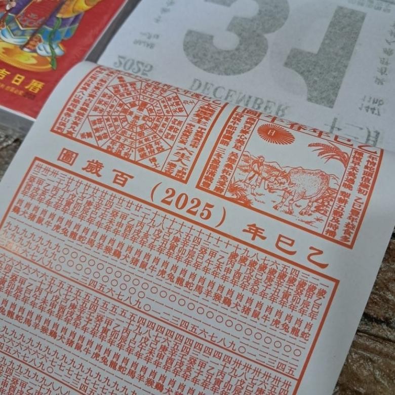 

TRY KALENDER HARIAN SOBEK MANDARIN/HONGKONG BESAR 2025