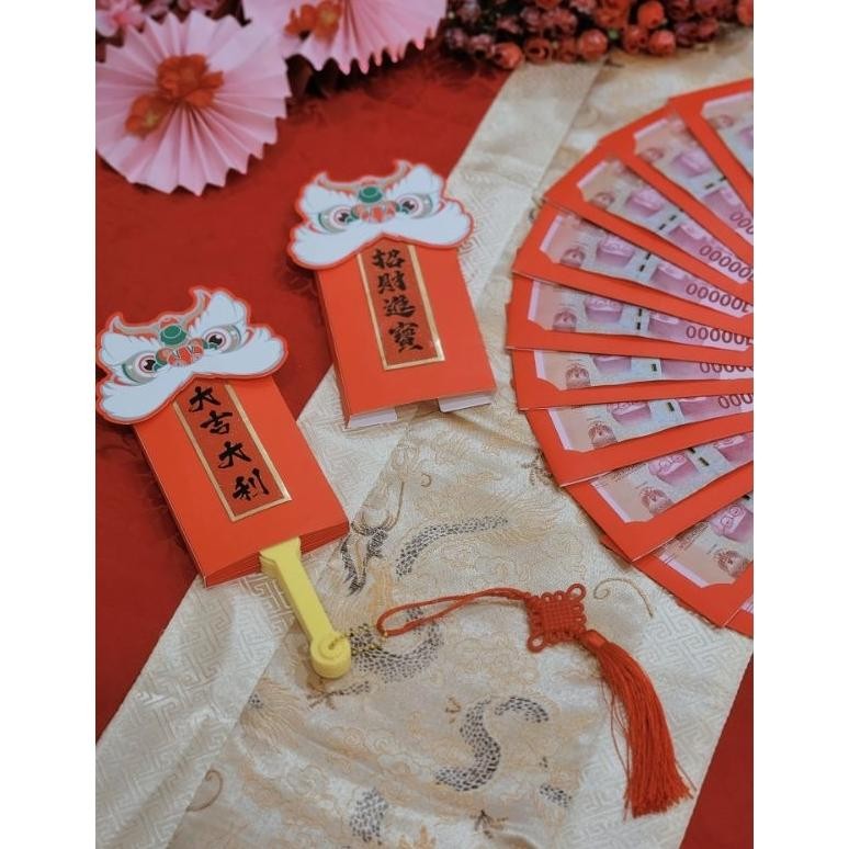 

GHT Angpao Imlek Terbaru 2023 Model Kipas Hoki / Amplop Chinese New Year Hoki / Angpau Imlek Tahun Kelinci / Angpao Baru