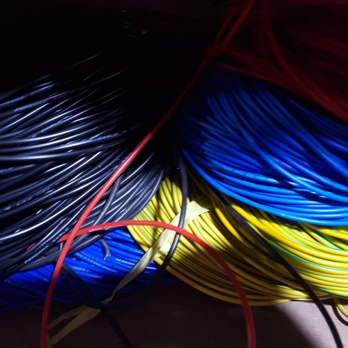 BERKUALITAS Eterna Kabel Listrik Serabut NYAF 6 MM / 6MM ( Ecer )