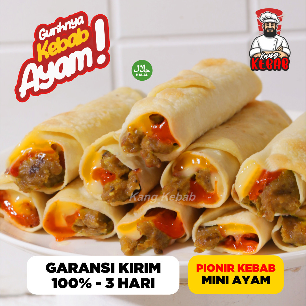 

KANG KEBAB AYAM MINI ISI 10 PCS CEMILAN FROZEN