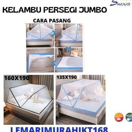 KELAMBU LIPAT JUMBO PORTABLE KELAMBU TENDA KELAMBU KOTAK,SHENAR