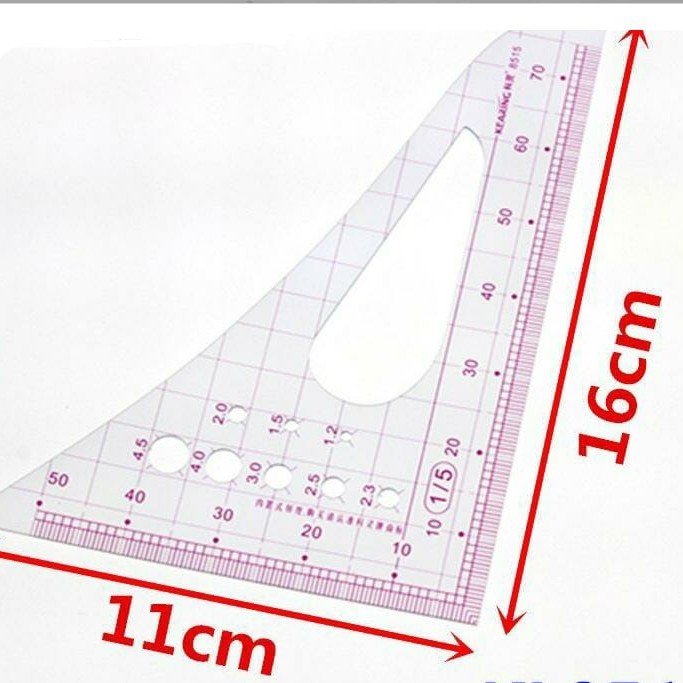 

langsung order saja] Original Termurah Penggaris Pola Kode 8514 / Penggaris Jahit