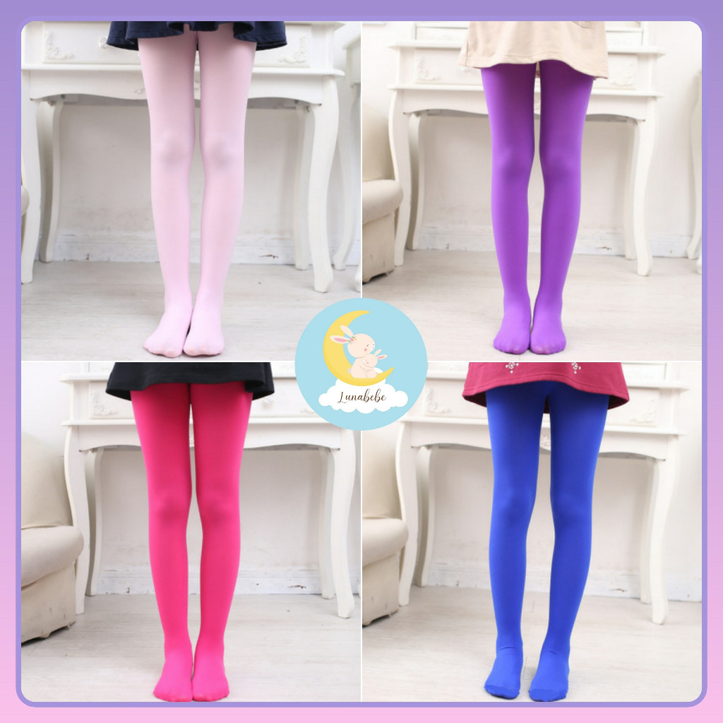 Baju Anak & Bayi Stoking Panjang Anak Perempuan Polos Premium / Legging Anak Cewek Stocking Girl /