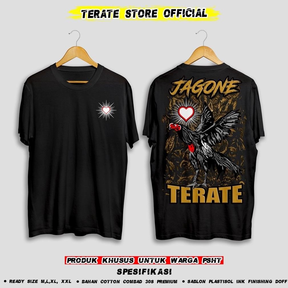 Terviral Kaos Psht Jagone Terate Spesial Edition Terlaris (Berbahan Distro Dan ) Terate Store Id