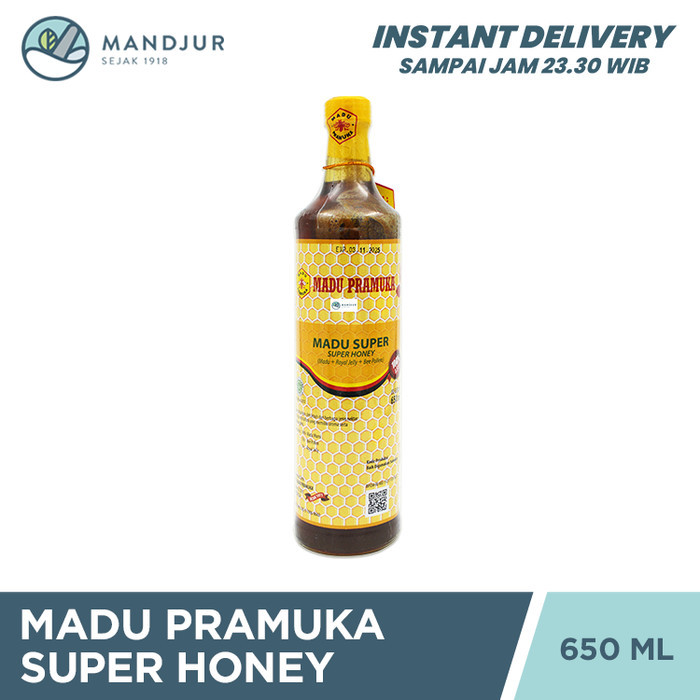 

Terlaris Madu Pramuka Super 650 mL - Madu Alami + Bee Pollen + Royal Jelly SALE