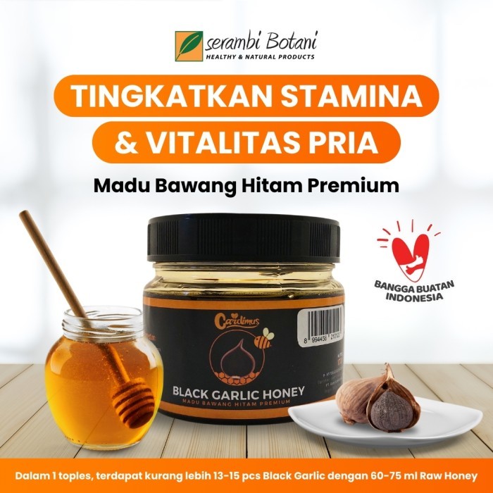 

Terlaris Madu Bawang Tunggal Lanang / Black Garlic Honey - Meningaktkan Stamina Pria 170 gr SALE