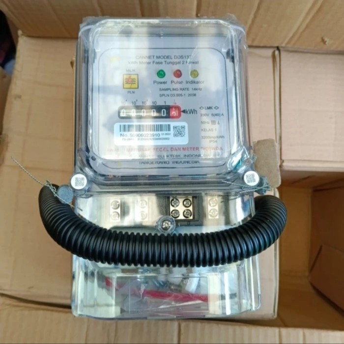 *#*#*#] NEW kwh Meter PLN Semi Digital 1P 5(40)A/ Meteran Listrik Pembanding Pengukur Pemakaian