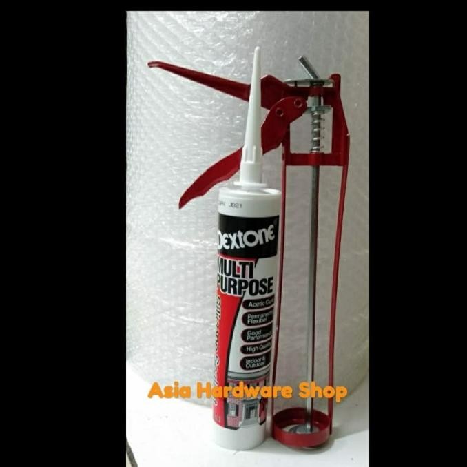 Promo Paket Tembakan Lem Kaca Sealant Lem Silicone DEXTONE Alat Tembak Lem COD