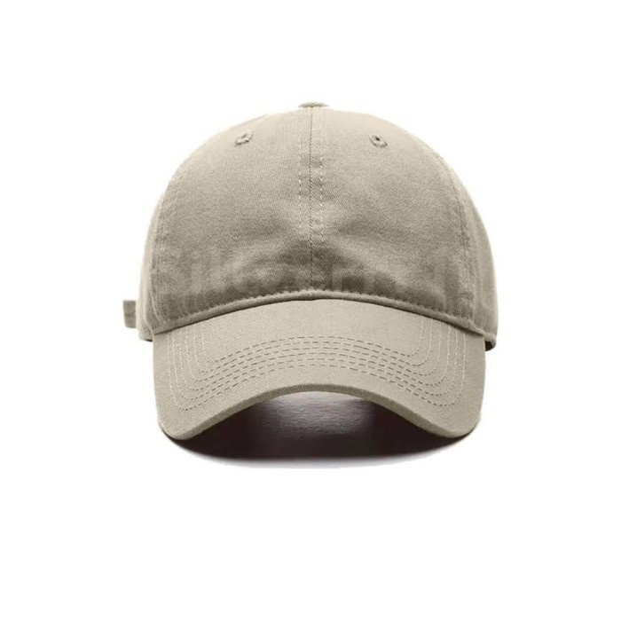 Topi Topi krem Polos Pria Wanita Topi Baseball COD - Hitam termurah keren