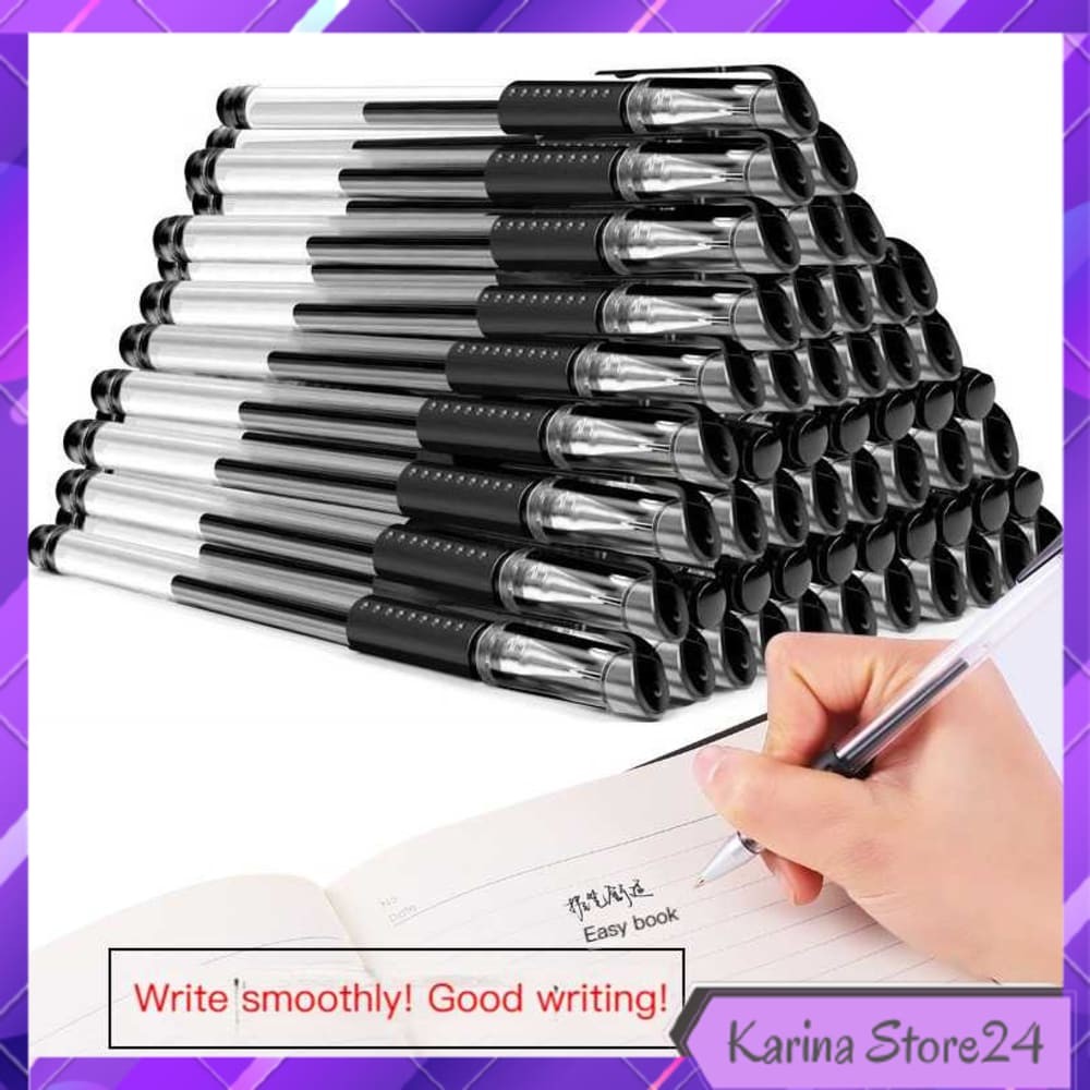 

Pulpen Gel 0.5Mm Isi Ulang Dengan Tinta Refill 20 Pcs - Kb13Cm