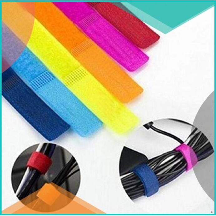 

Strap Cable Pengikat Penjepit Merapikan Kabel Clip Hook Binder Organiz