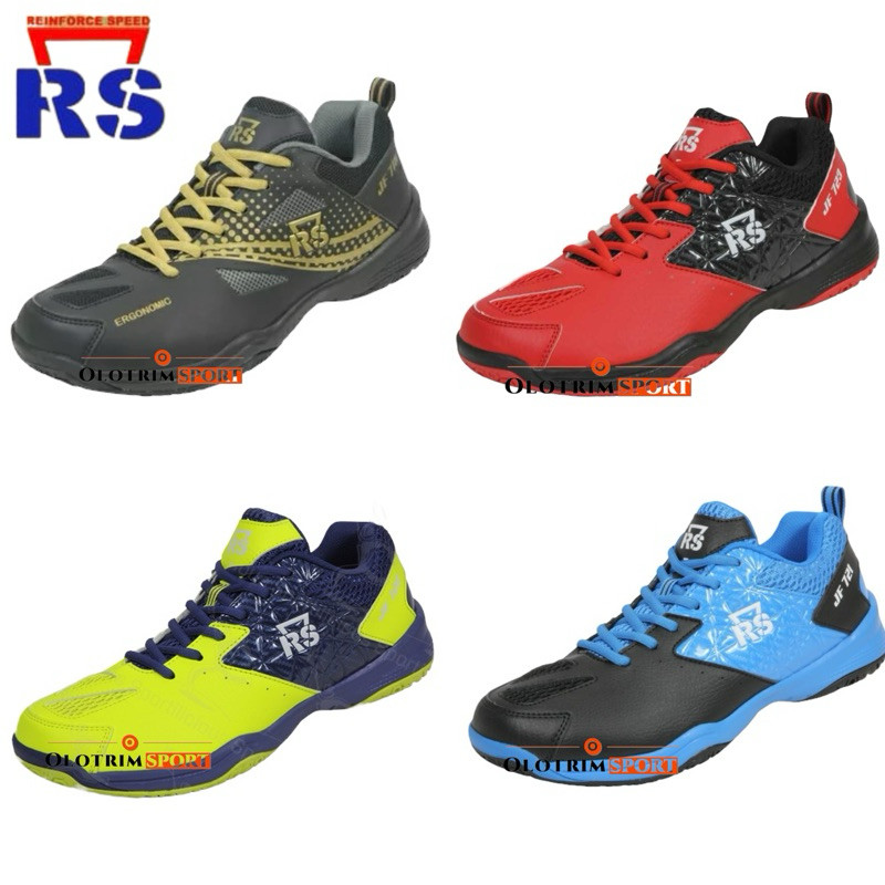 BIG SALE  Sepatu Badminton RS JF Jeffer 713 715 716 717 718 720 721 722 723 Original