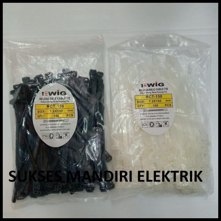 

TERMURAH KABEL TIES RELEASEABLE 7.2X150MM (15CM)/ KABEL TIES BUKA 15 CM !!!!