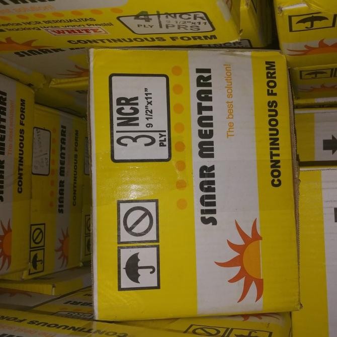 

BEBAS ONGKIR - continuous form sinar mentari 9.5 x 11, 3 ply full