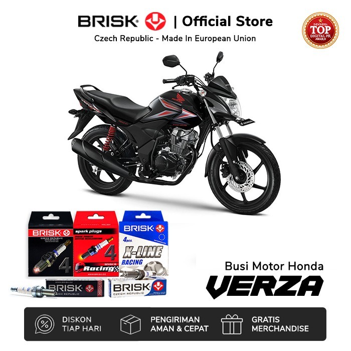 Busi Motor Honda Verza 150 BRISK